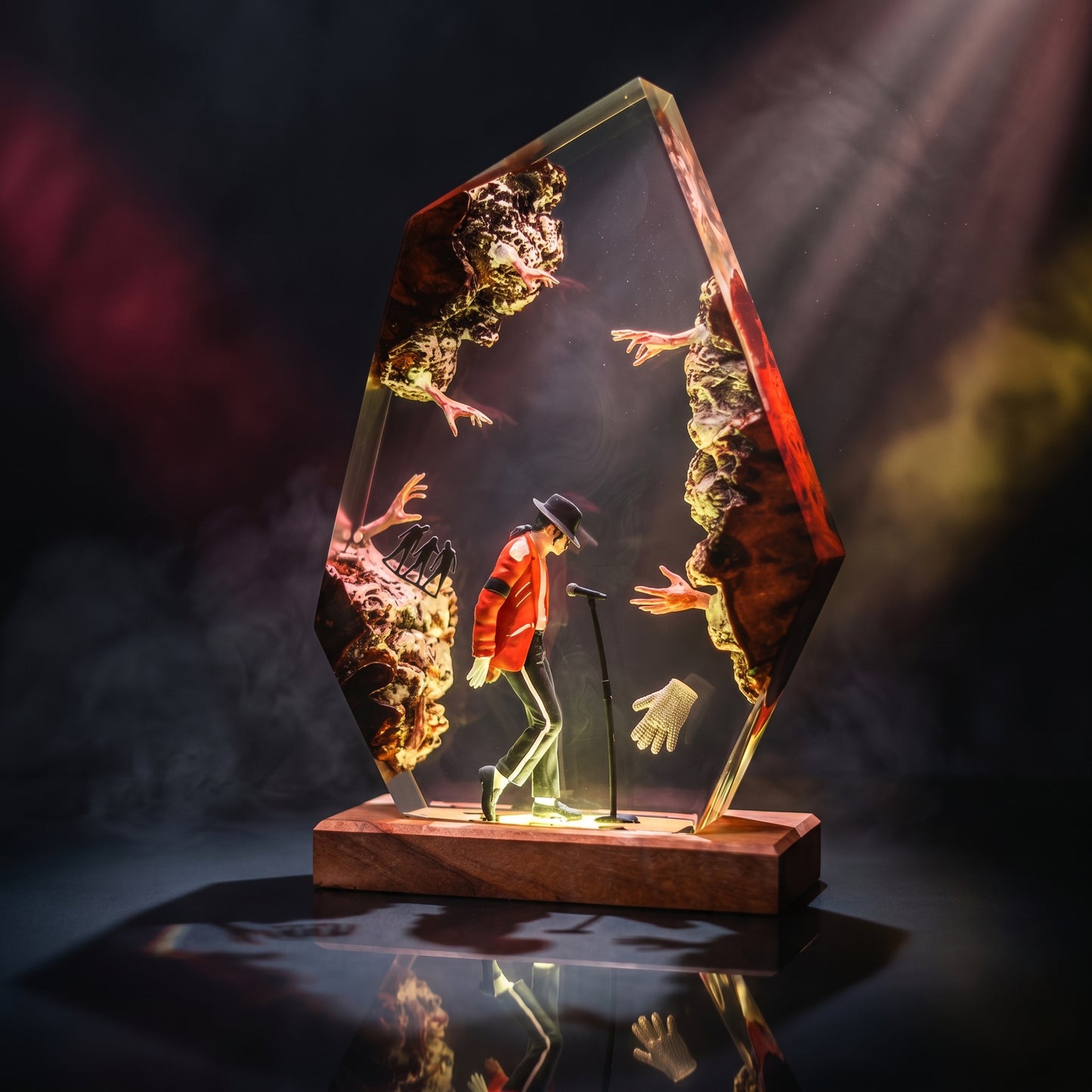 Michael Jackson Moon Walk V2 Resin Lamp