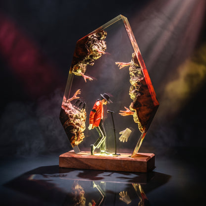 Michael Jackson Moon Walk V2 Resin Lamp
