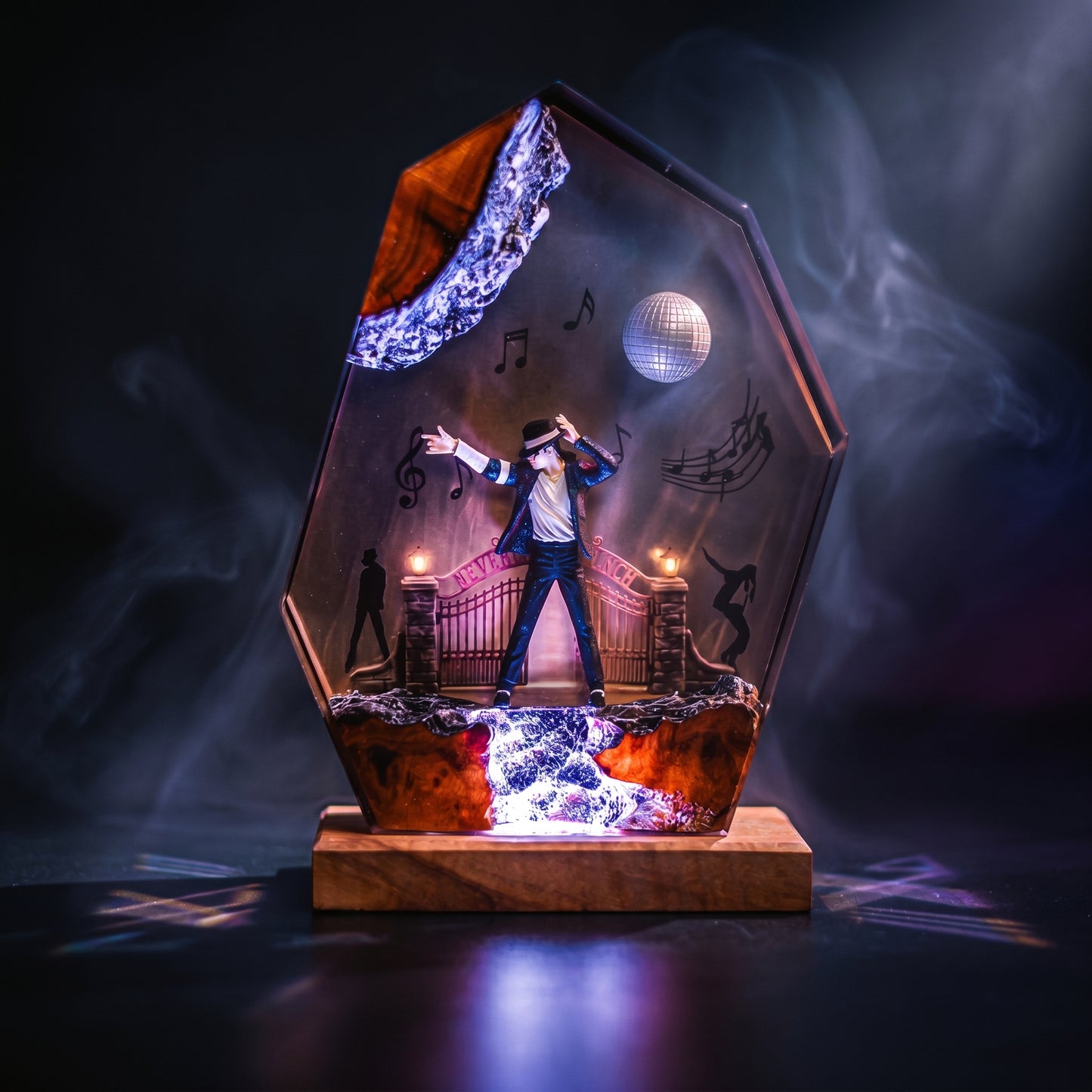 Michael Jackson Disco Resin Lamp