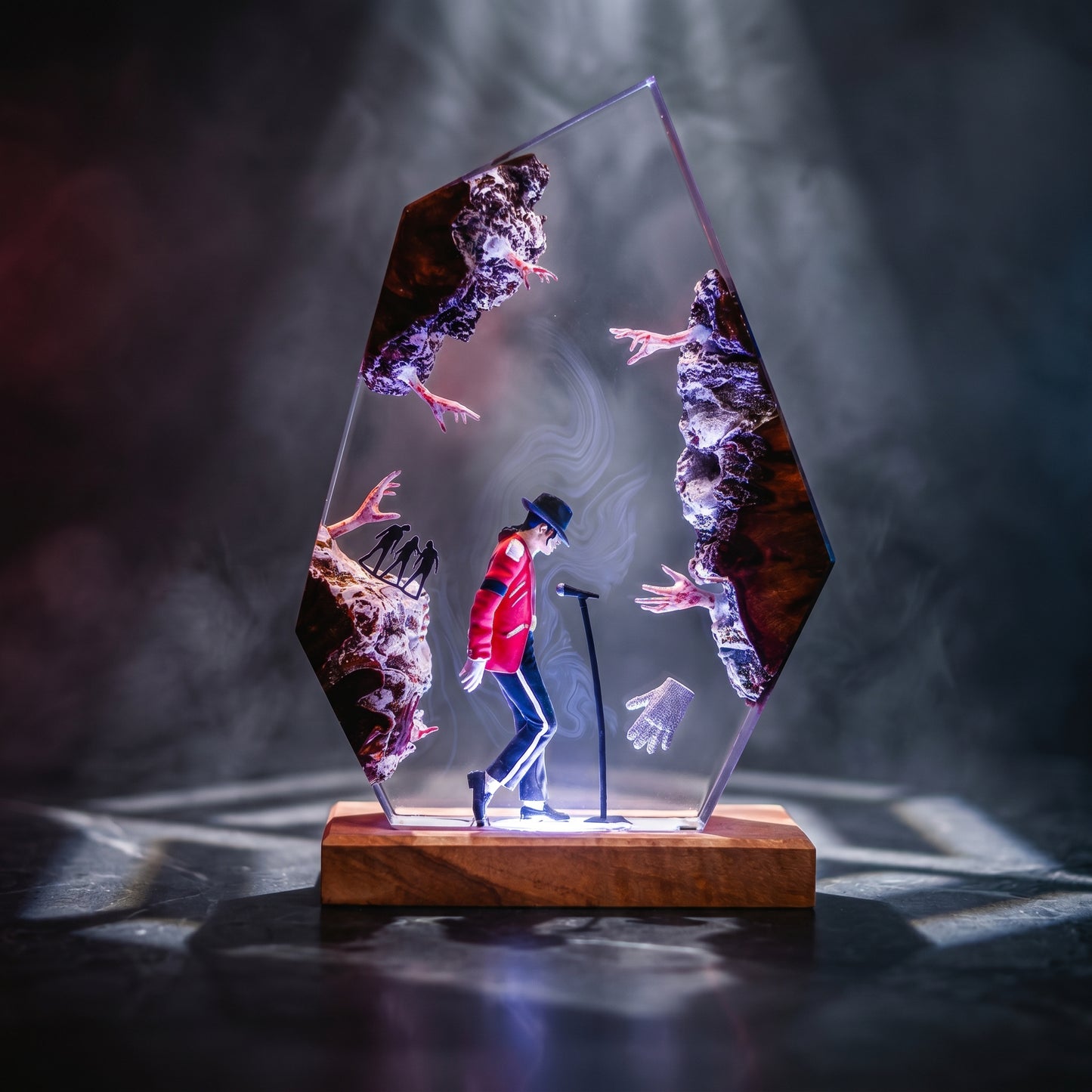 Michael Jackson Moon Walk V2 Resin Lamp