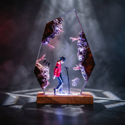 Michael Jackson Moon Walk V2 Resin Lamp