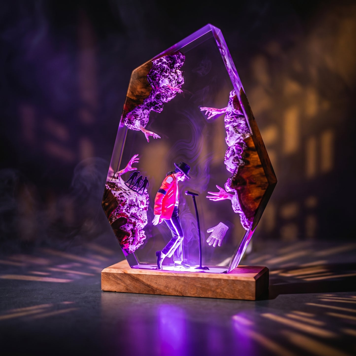 Michael Jackson Moon Walk V2 Resin Lamp
