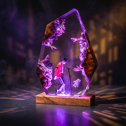 Michael Jackson Moon Walk V2 Resin Lamp