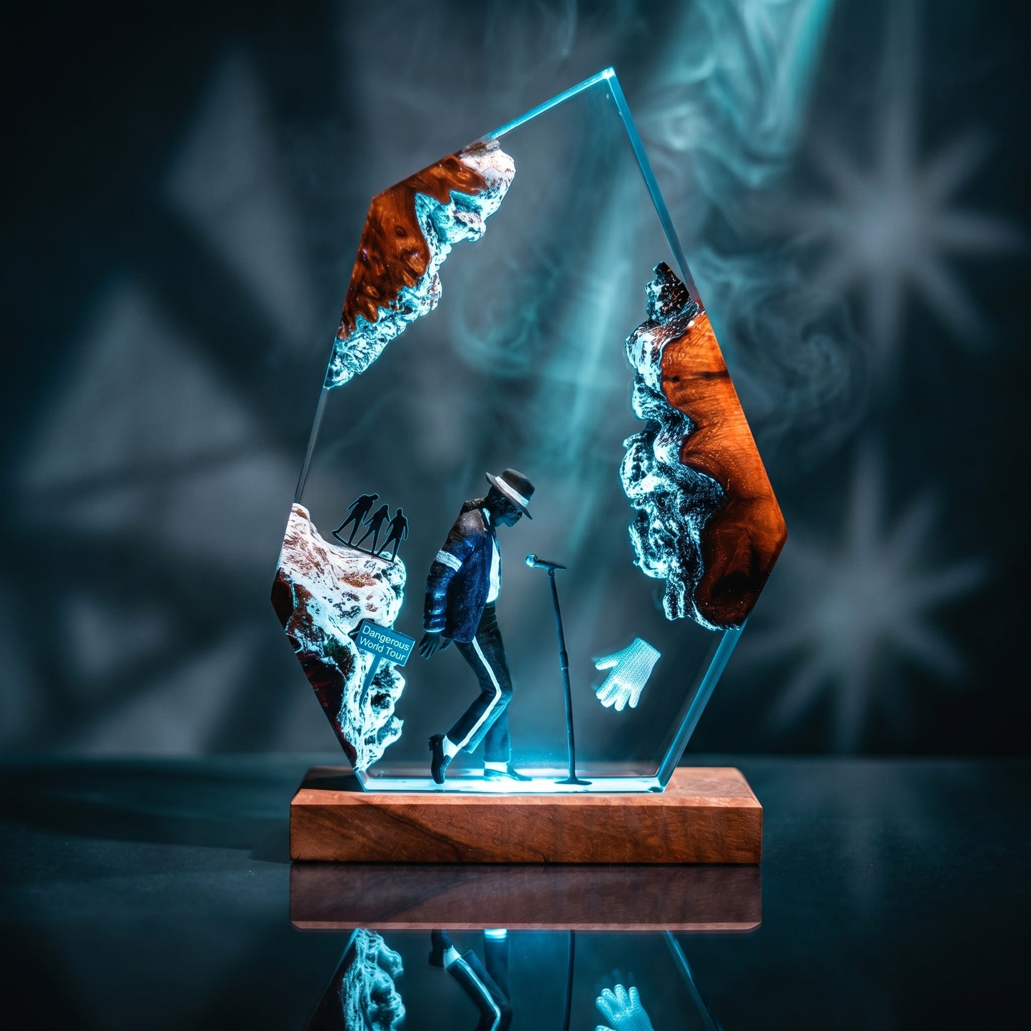 Michael Jackson Moon Walk V1 Resin Lamp