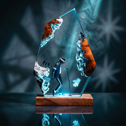 Michael Jackson Moon Walk V1 Resin Lamp