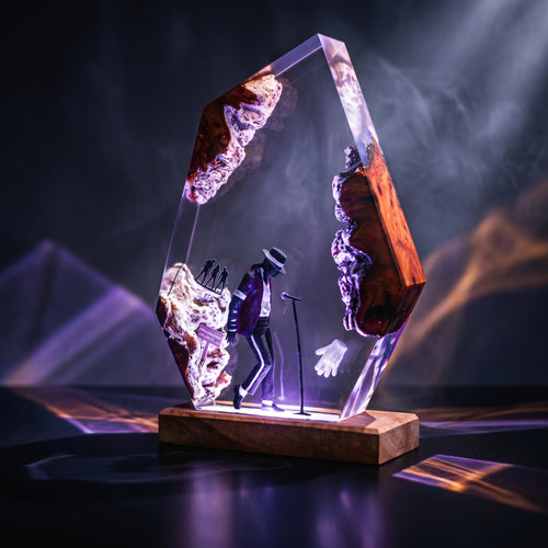 Michael Jackson Moon Walk V1 Resin Lamp