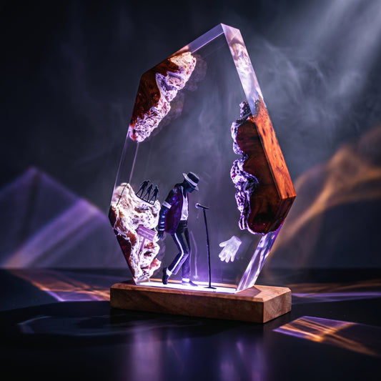 Michael Jackson Moon Walk V1 Resin Lamp