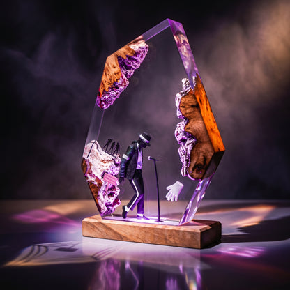 Michael Jackson Moon Walk V1 Resin Lamp