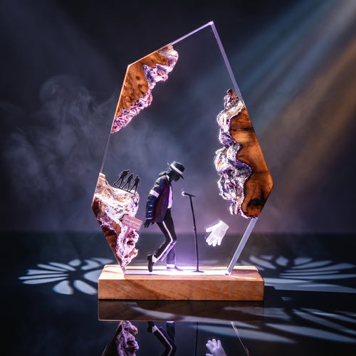 Michael Jackson Moon Walk V1 Resin Lamp