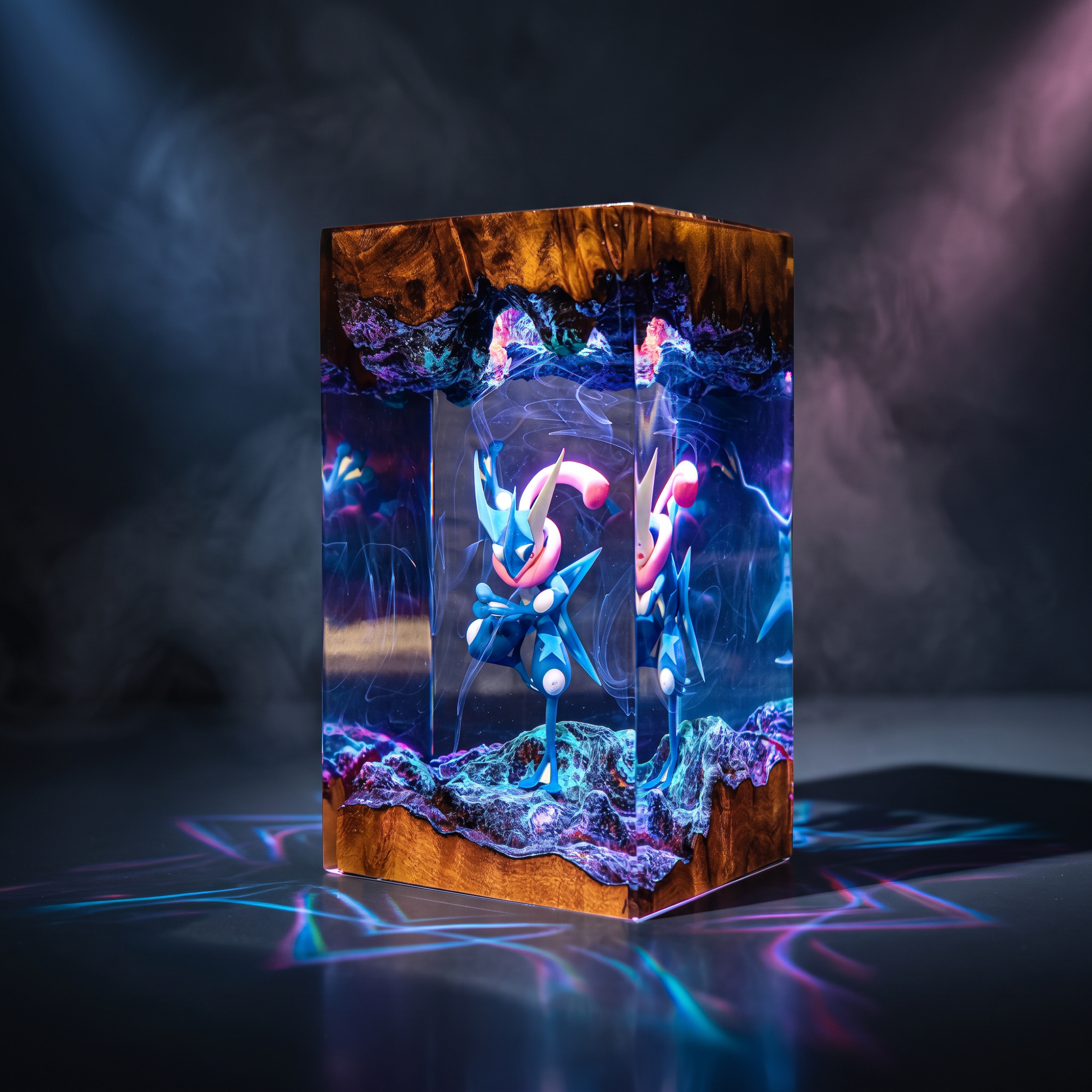 Greninja Resin Lamp Lumi Verseresin Studio