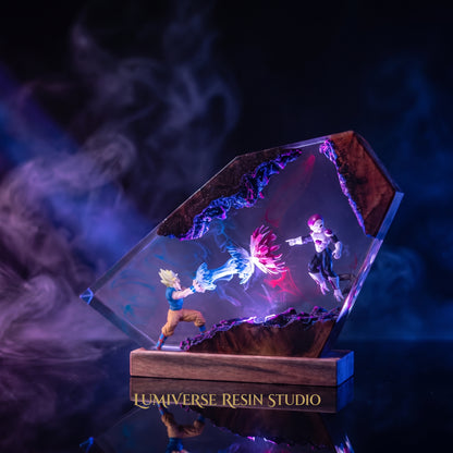 Goku Vs Frieza Resin Lamp