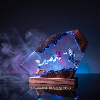 Goku Vs Frieza Resin Lamp