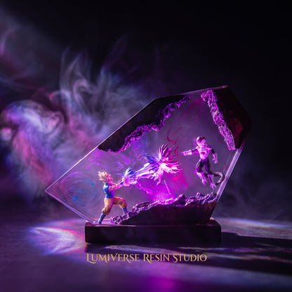 Goku Vs Frieza Resin Lamp