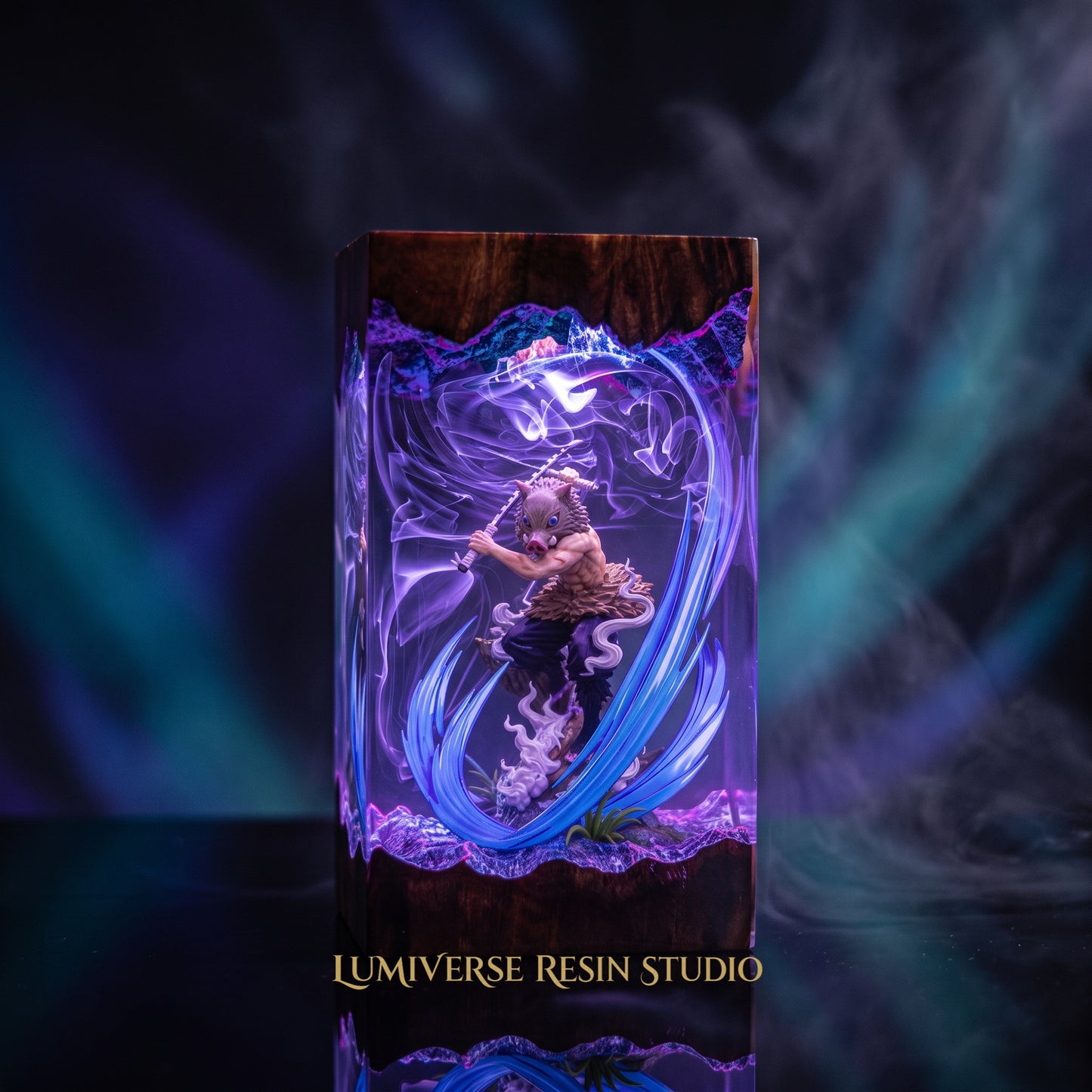 Inosuke Resin Lamp V1  - Demon Slayer