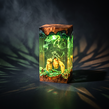 Rocky V1 Resin Lamp  - Project Hail Mary showcasing intricate design and vibrant colors.
