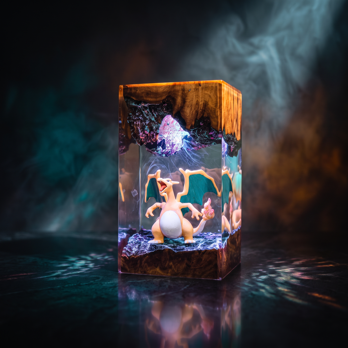 Charizard Pokemon Resin Lamp Lumi Verseresin Studio