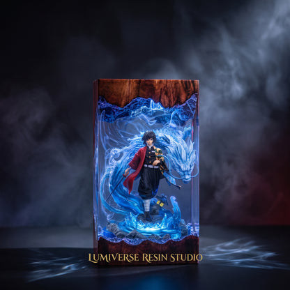 Giyuu Resin Lamp  - Demon Slayer