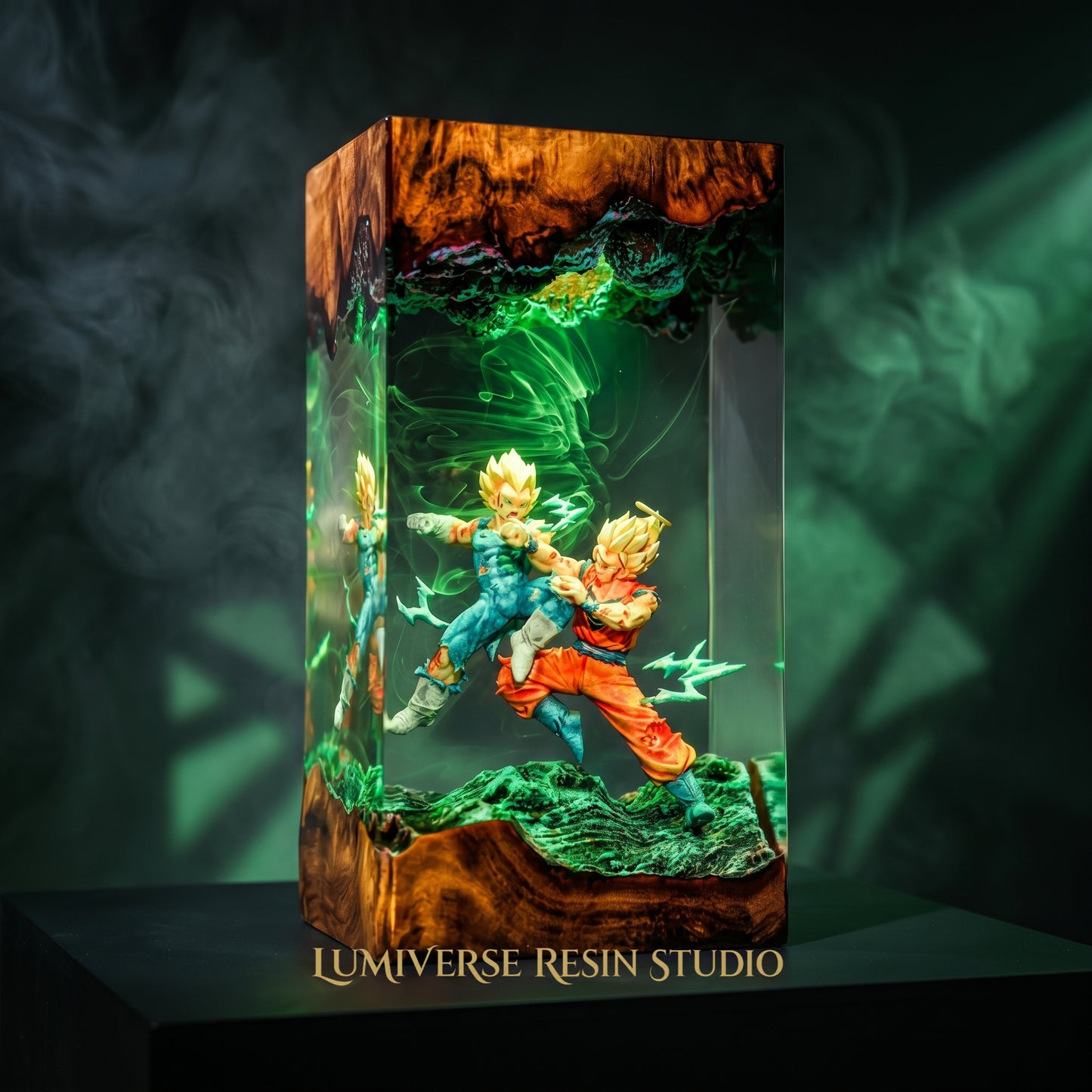 Goku vs Vegeta Resin Lamp - Dragonball Z