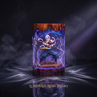 Uzui Tengen Resin Lamp  - Demon Slayer