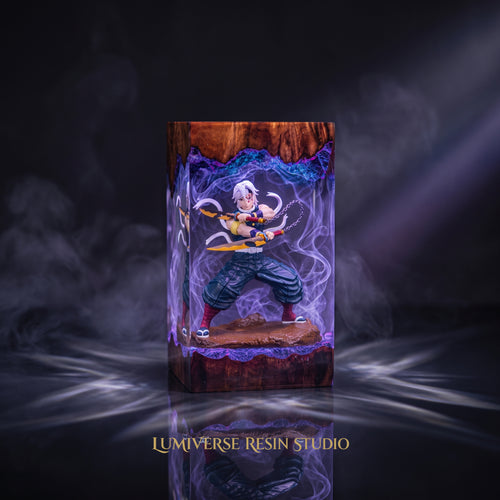 Uzui Tengen Resin Lamp  - Demon Slayer