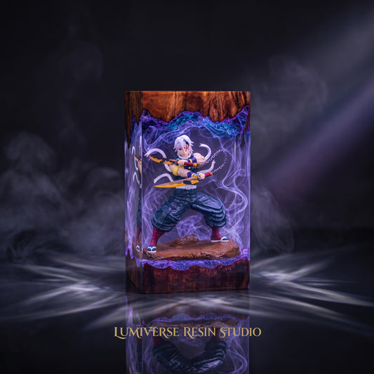 Uzui Tengen Resin Lamp  - Demon Slayer