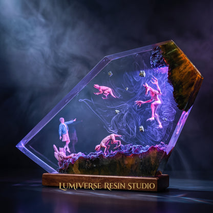 Stranger Things Movie Resin Lamp