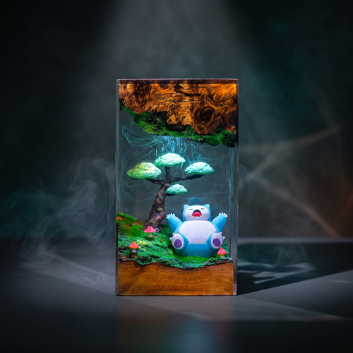 Snowlax Resin Lamp Lumi Verseresin Studio