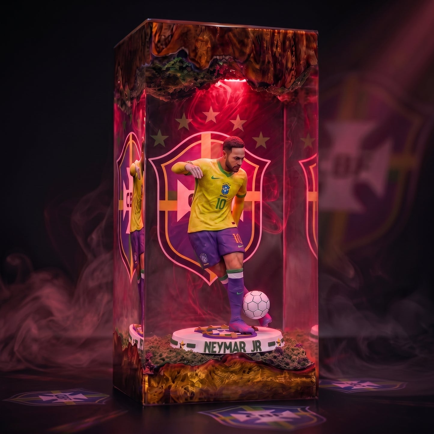 Neymar Player Resin Lamp -The Best Player