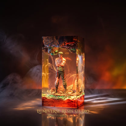 Zoro V3 Resin lamp - One  Piece