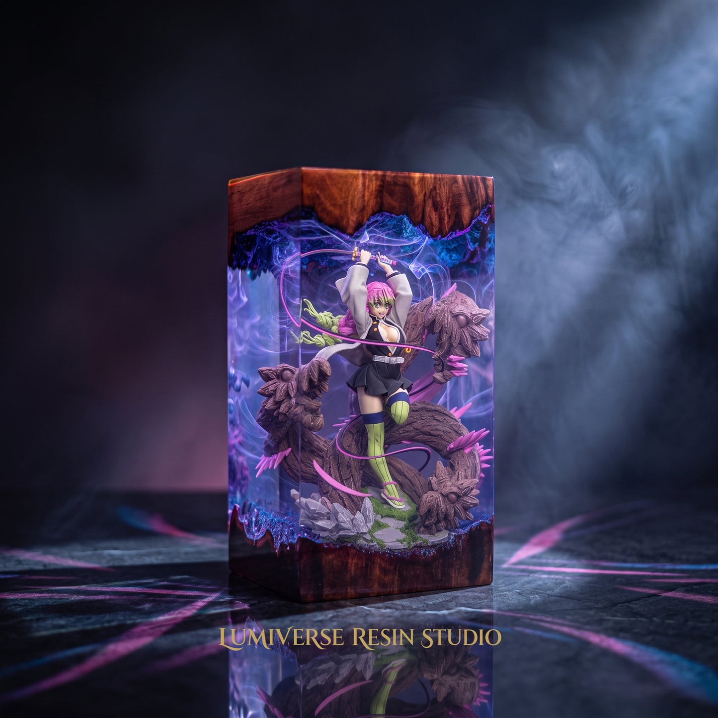 Kanroji Mitsuri Resin Lamp  - Demon Slayer