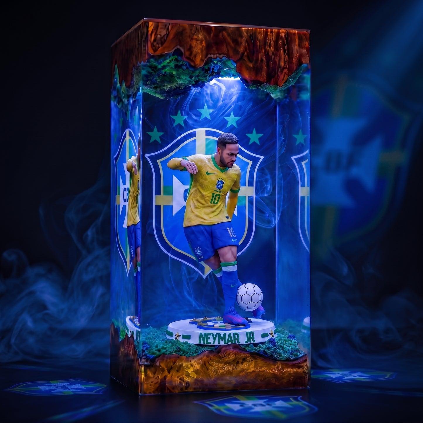 Neymar Player Resin Lamp -The Best Player