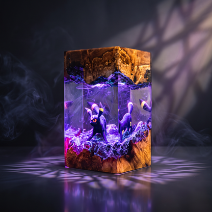 Umbreon Resin Lamp Lumi Verseresin Studio