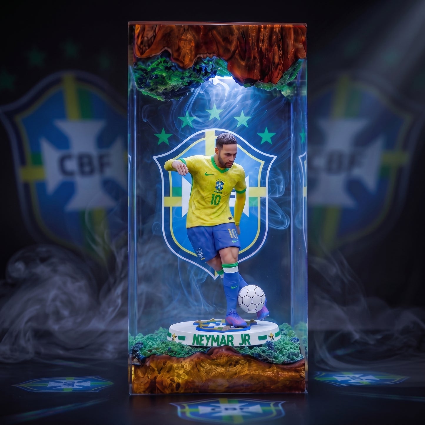 Neymar Player Resin Lamp -The Best Player