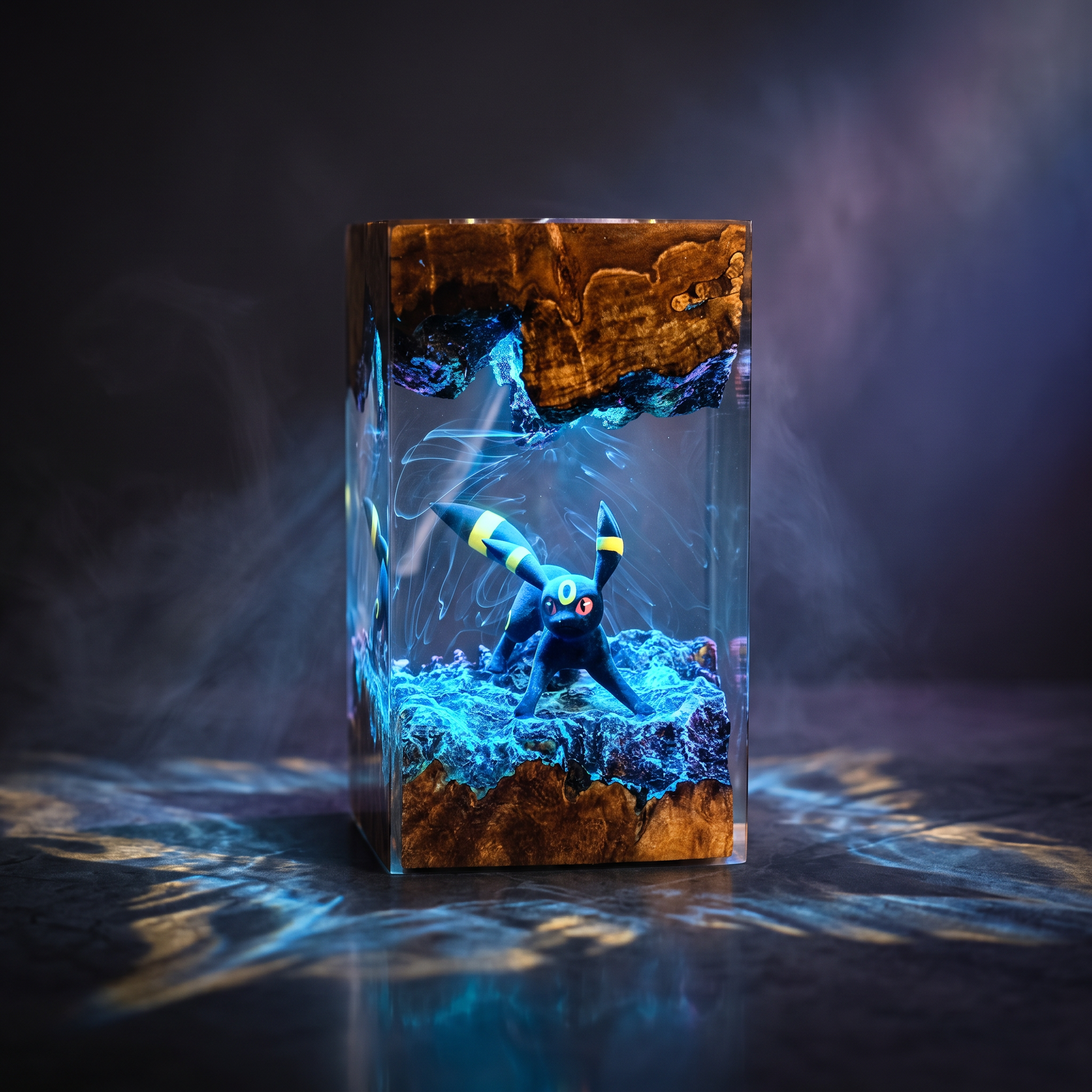 Umbreon Resin Lamp Lumi Verseresin Studio