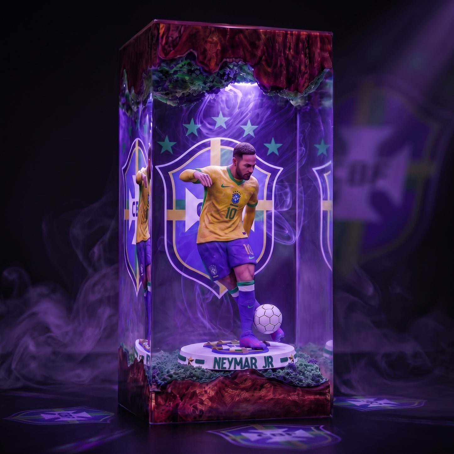 Neymar Player Resin Lamp -The Best Player
