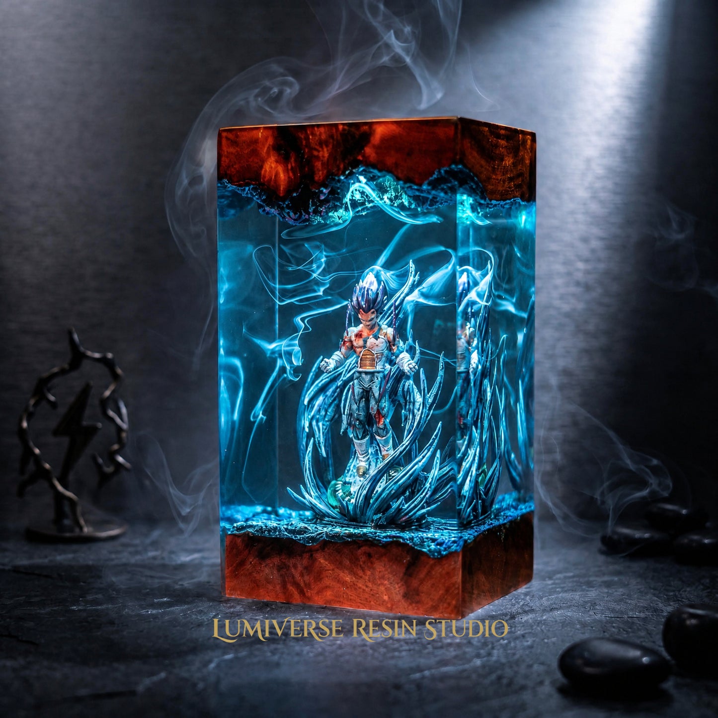 Vegeta Ego Resin lamp - Dragonaball Z Lumi Verseresin Studio