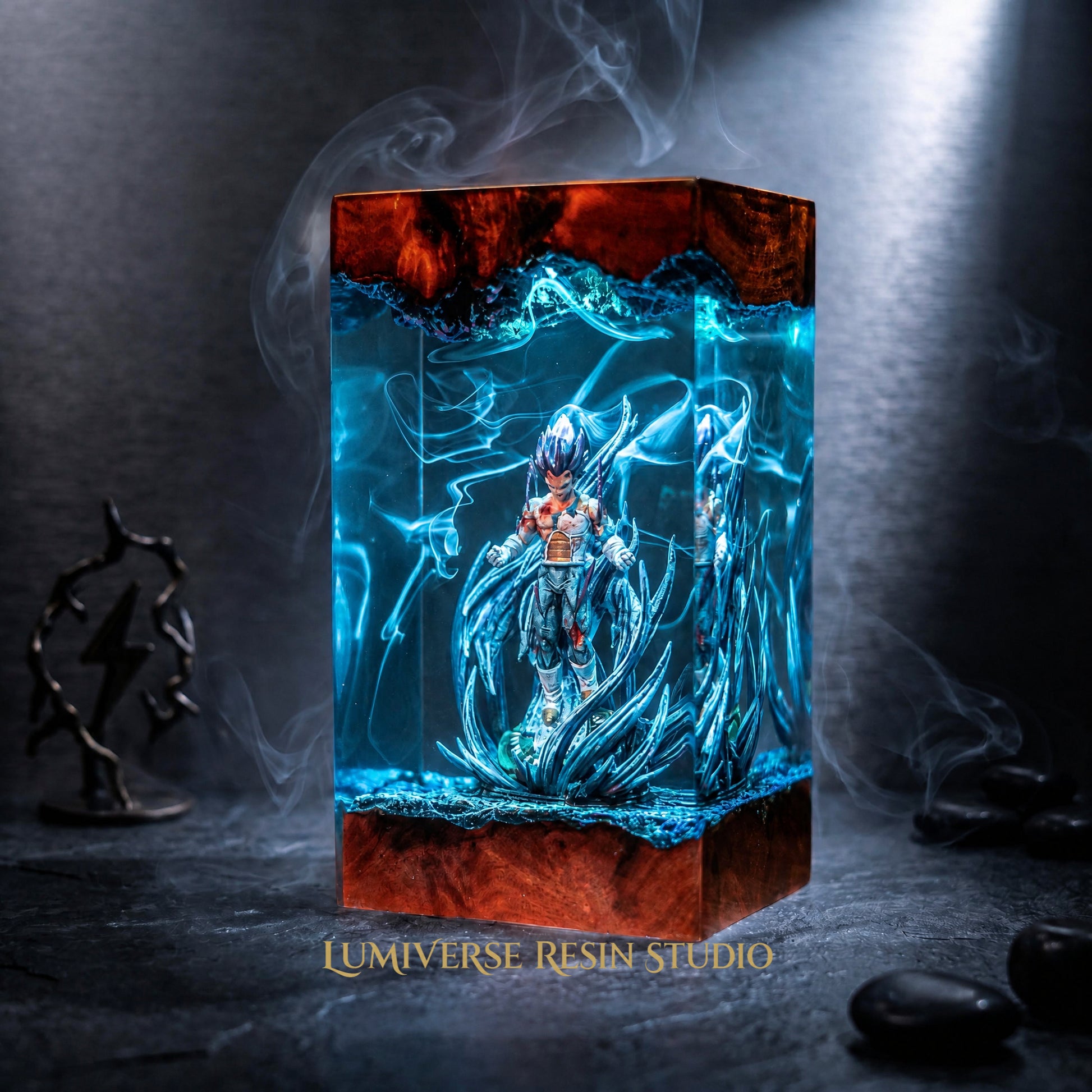 Vegeta Ego Resin lamp - Dragonaball Z Lumi Verseresin Studio