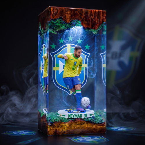 Neymar Player Resin Lamp -The Best Player