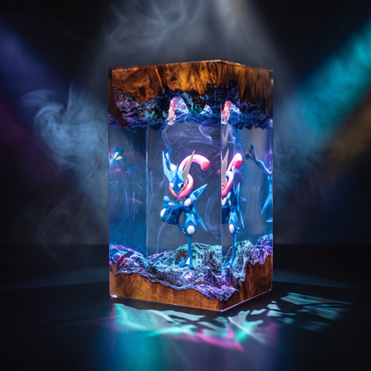 Greninja Resin Lamp Lumi Verseresin Studio