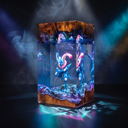 Greninja Resin Lamp Lumi Verseresin Studio