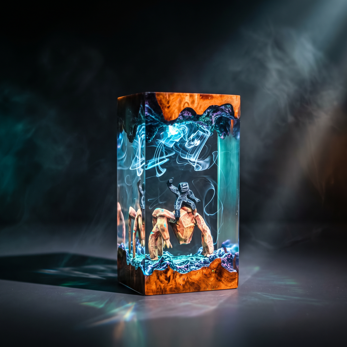 Rocky V1 Resin Lamp  - Project Hail Mary with intricate design and glowing details.