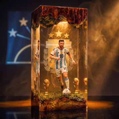 Messi Player Resin Lamp -The Best Player