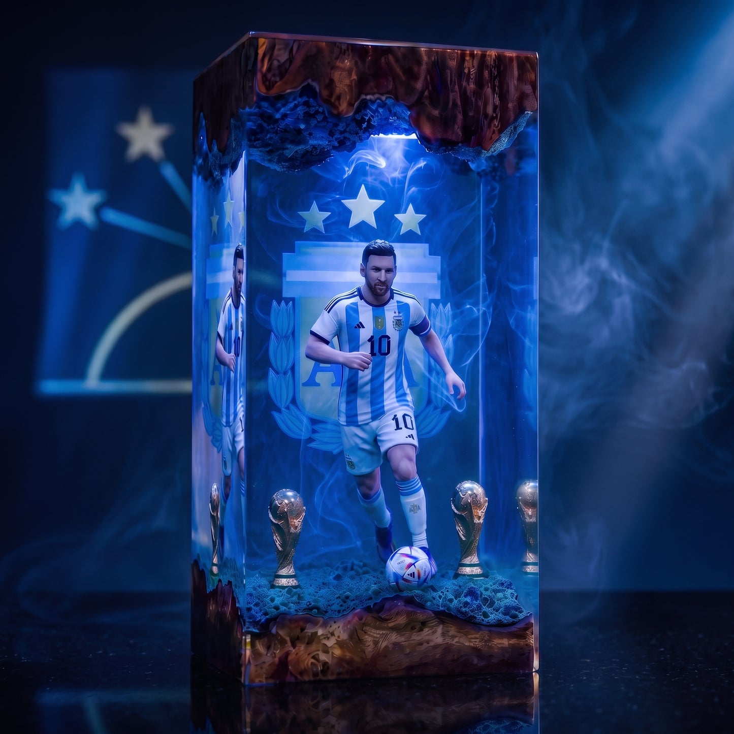 Messi Player Resin Lamp -The Best Player
