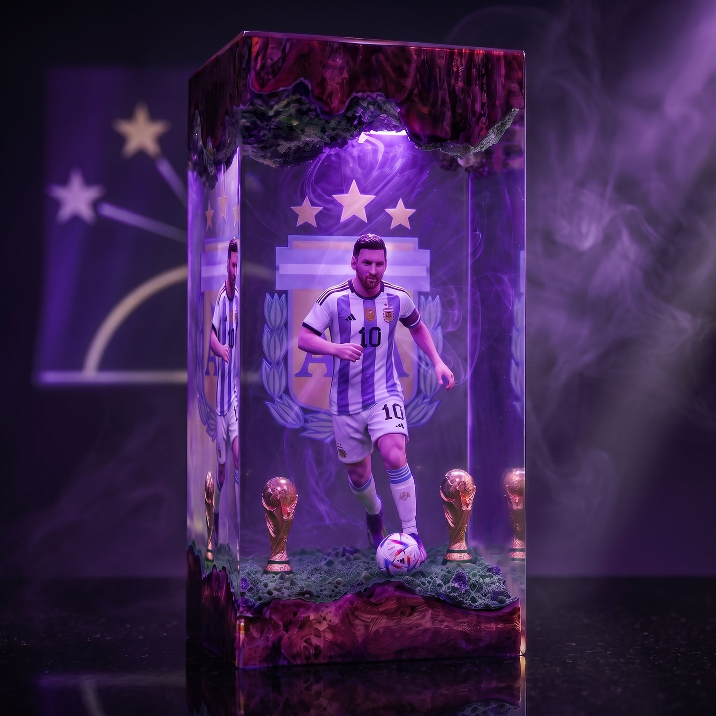 Messi Player Resin Lamp -The Best Player