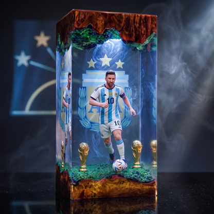 Messi Player Resin Lamp -The Best Player