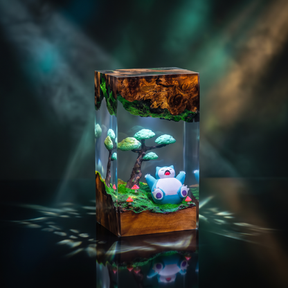 Bullbasaur Resin Lamp Lumi Verseresin Studio