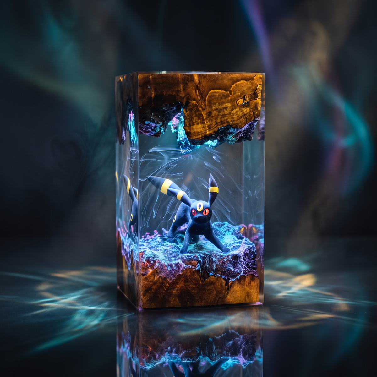 Umbreon Resin Lamp Lumi Verseresin Studio