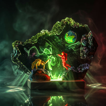 Rocky Resin Lamp V2 - Project Hail Mary featuring a unique space-themed design.