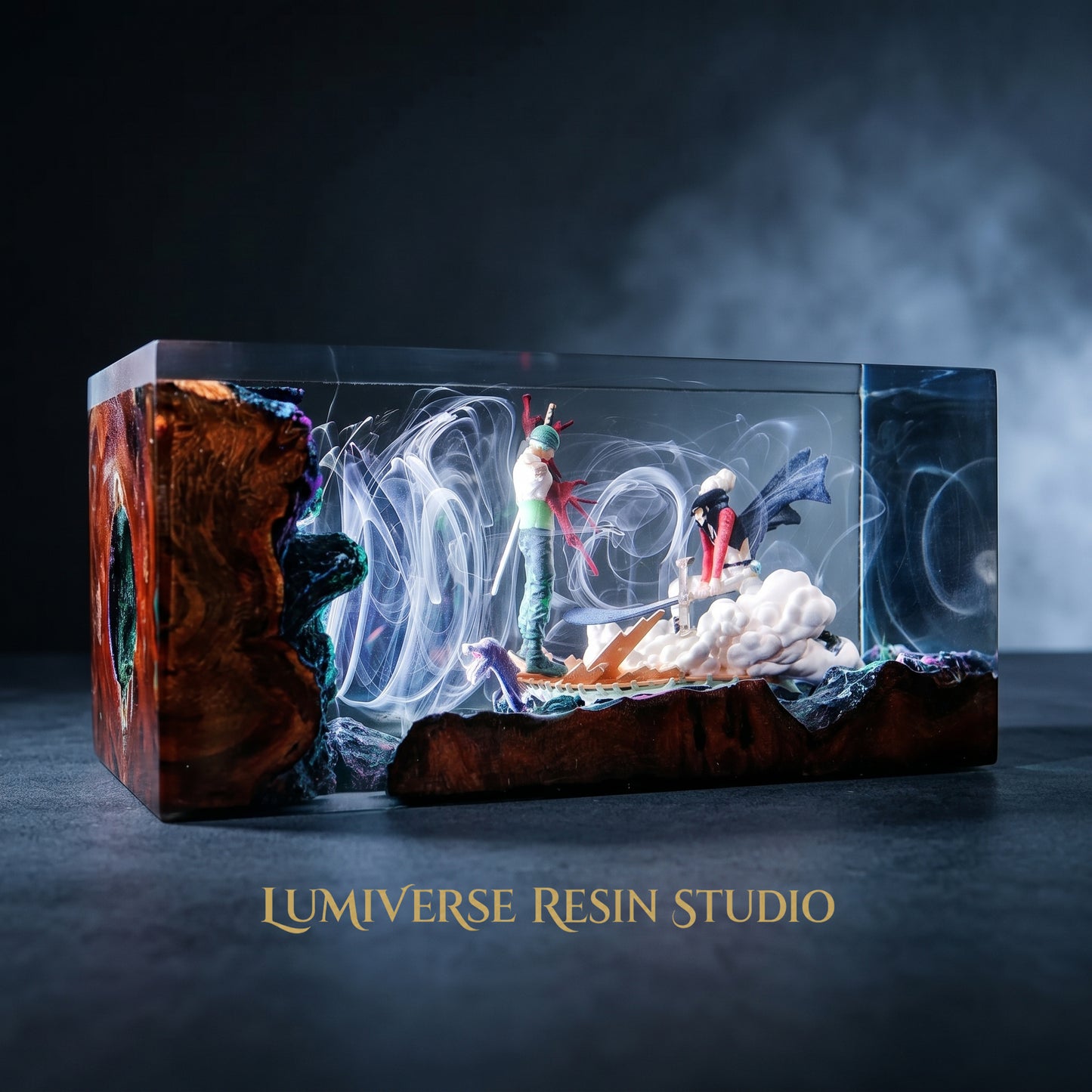 Zoro vs Mihawks Resin Lamp - One Piece