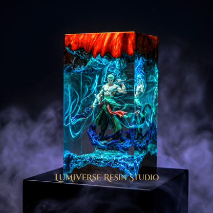 Zoro Resin Lamp V1 - One Piece